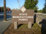 Dakota Mahogany sign - The mate to the larger sign but 4' in length